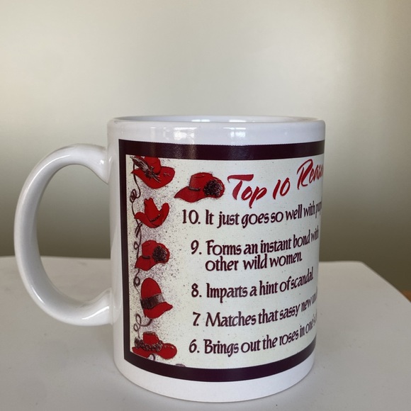 “Red Hat”Mug Leanin Tree 12oz Exc Cond - Picture 4 of 10